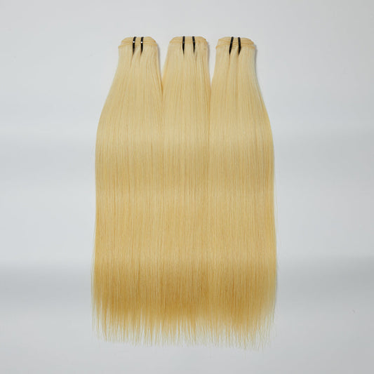 12A Raw Hair #613 Lightest Blonde Straight (1 bundle)